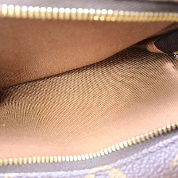 LOUIS VUITTON Montsouris MM Backpack Bag Monogram Leather Brown M51136 13EB360 - Picture 16 of 16